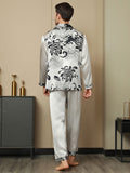 SilkSilky-DK-Pure-Silk-Long-Sleeve-Revers-Pyjamas-til-Mænd-Grå-002