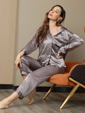 SilkSilky-DK-Pure-Silk-Long-Sleeve-Revers-Dame-Pyjamas-Grå-004