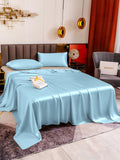 SilkSilky-DK-19Momme-Pure-Silk-Bedding-Set-Lyseblå-004