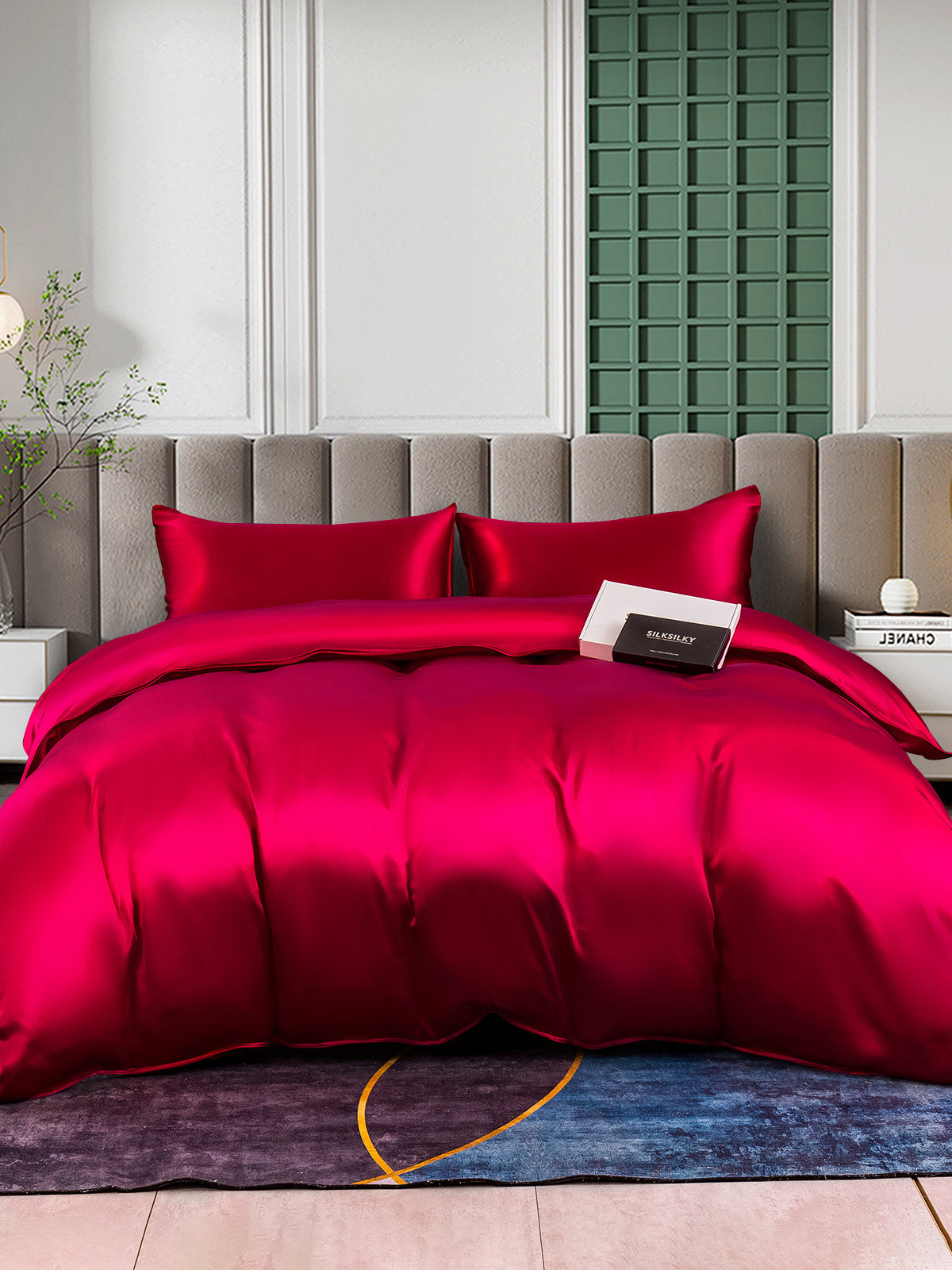 SilkSilky-DK-25Momme-Pure-Silk-Bedding-Set-Vin-002