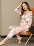 SilkSilky-DK-Pure-Silk-Long-Sleeve-Revers-Dame-Pyjamas-Lys-Pink-006