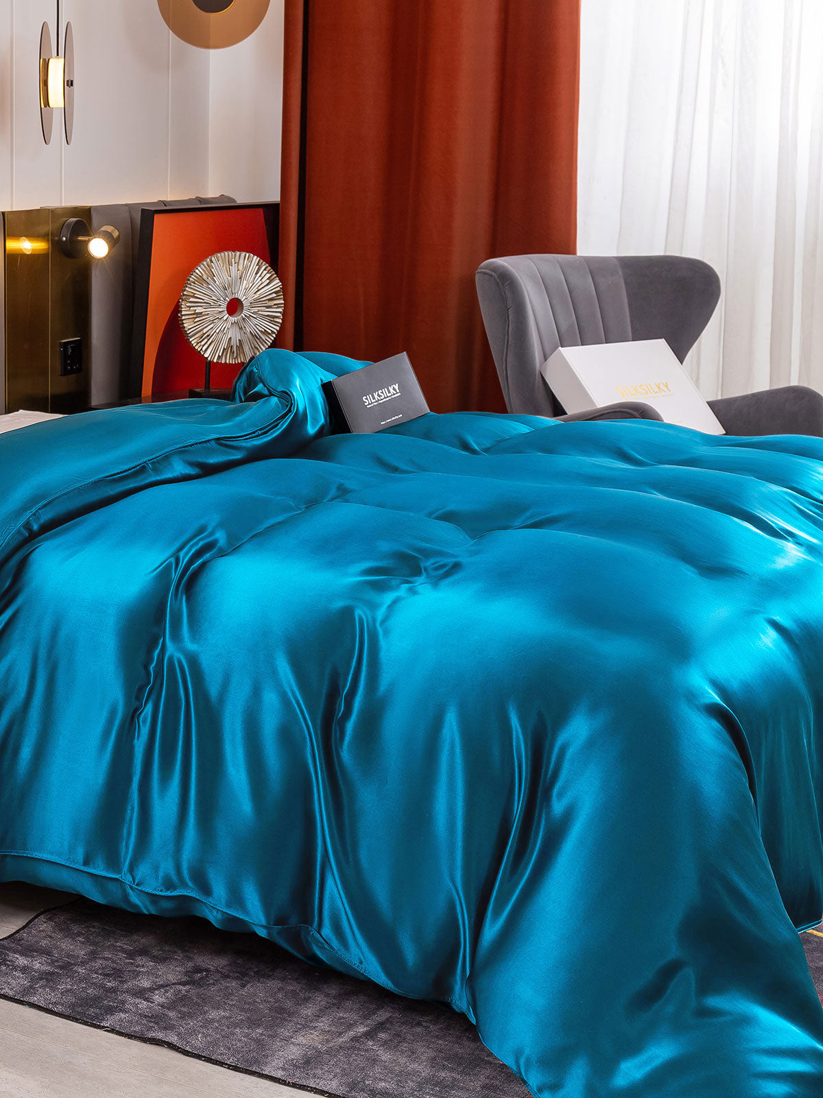 SilkSilky-DK-19Momme-Pure-Silk-Duvet-Cover-Blågrøn-004