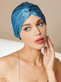 SilkSilky-DK-Pure-Silk-Sleep-Cap-Blågrøn-001