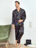 SilkSilky-DK-Pure-Silk-Long-Sleeve-Revers-Pyjamas-til-Mænd-Multi-006