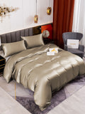 SilkSilky-DK-19Momme-Pure-Silk-Bedding-Set-Kaki-003