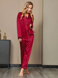 SilkSilky-DK-Pure-Silk-Long-Sleeve-Revers-Dame-Pyjamas-Vin-004