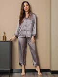 SilkSilky-DK-Pure-Silk-Long-Sleeve-Revers-Dame-Pyjamas-Grå-007