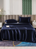 SilkSilky-DK-25Momme-Pure-Silk-Bedding-Set-Mørkeblå-001