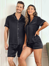 [Sort] SilkSilky-DK Pure Silk Short Sleeve Couple 001