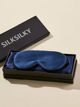 [Mørkeblå] SilkSilky-DK 19Momme Pure Silk Pillowcase Set 003